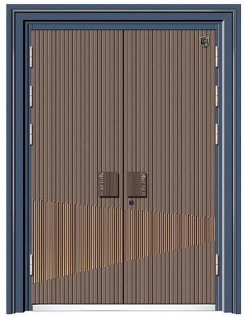 康庄大道（氟碳漆咖啡色-5220）4m精雕铸铝门