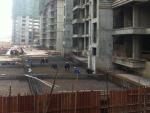 空心楼盖施工工地 在做抗浮处理