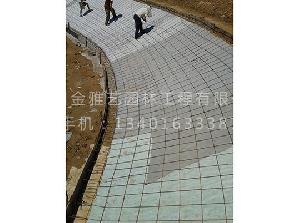 水系驳岸施工现场