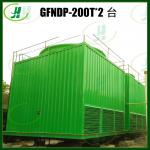 GFDP-200T工业型逆流式冷却塔安装完毕收工