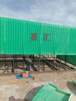 方形逆流式冷却塔安装于张掖200T两台