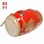 沥龙牛皮腰鼓 4.5寸金龙腰鼓 安塞腰鼓 彩绘鼓 厂家直销