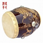 6.5寸雕龙战鼓 浮雕龙战鼓 牛皮战鼓 工艺战鼓