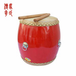 8寸牛皮高战鼓 红鼓 牛皮鼓 木制鼓 牛皮堂鼓 红鼓厂家直销