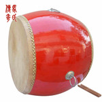 18寸 牛皮高战鼓 红鼓 中国鼓 牛皮鼓 木制鼓 牛皮堂鼓 厂家直销
