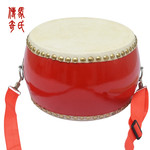 6寸牛皮堂鼓 头层牛皮小堂鼓 木质锣鼓