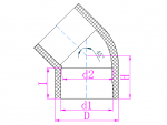 CPVC 45°弯头 CPVC45°Elbow