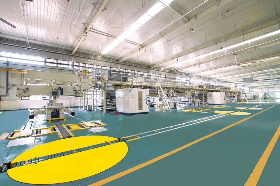 bhs瓦楞纸板生产线